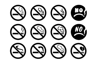 no moking warning niet roken waarschuwing pictogram icoon iconen Mark Rademaker fotografie Fotograaf Assen