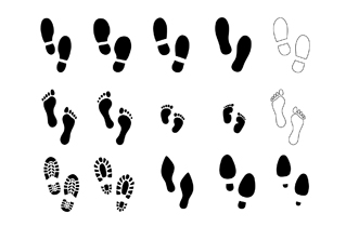 voet print shoe prints boot footsteps voetafdrukken voetstappen baby Mark Rademaker Fotografie Assen