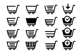 winkelwagen shopping icoon iconen pictogrammen Mark Rademaker fotografie Fotograaf Assen